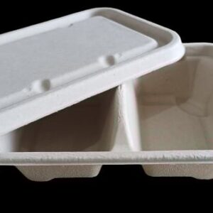 550ml 2cp Bagasse Tray with Lid