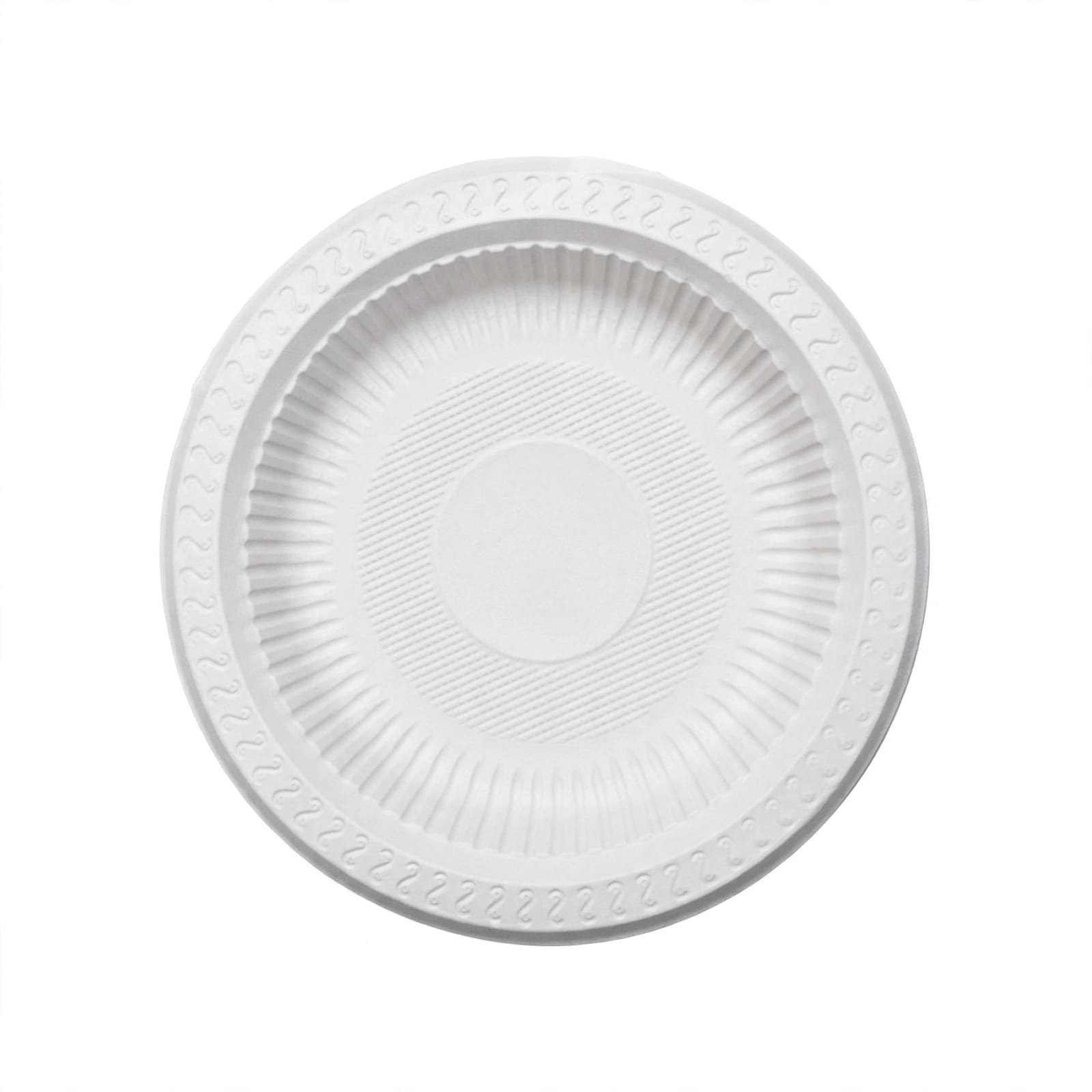 Biodegradable Cornstarch Plate 7" - Image 3