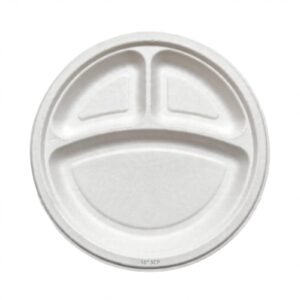 Bagasse plate 10" 3cp