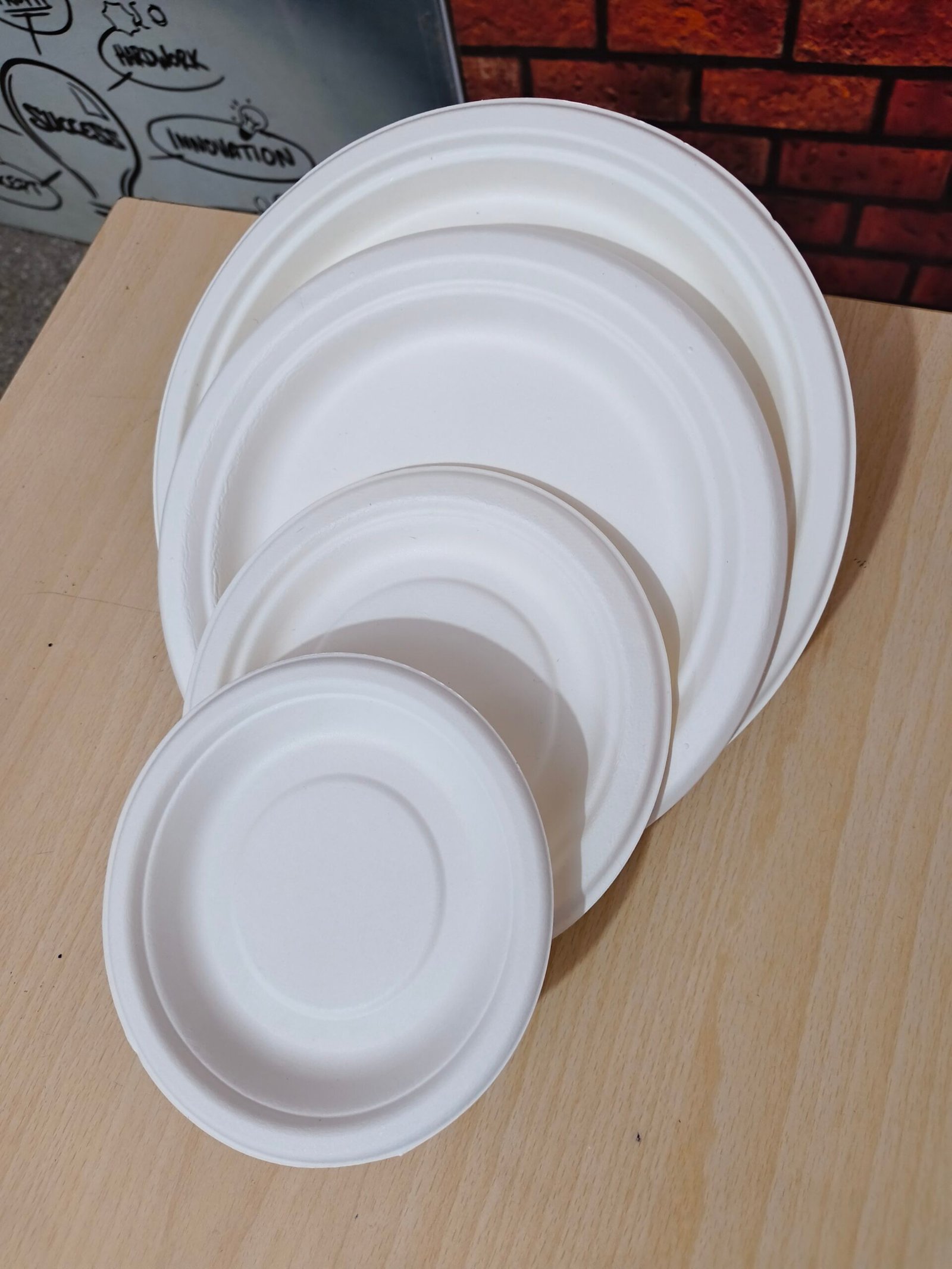 Bagasse plate 10" 3cp - Image 2