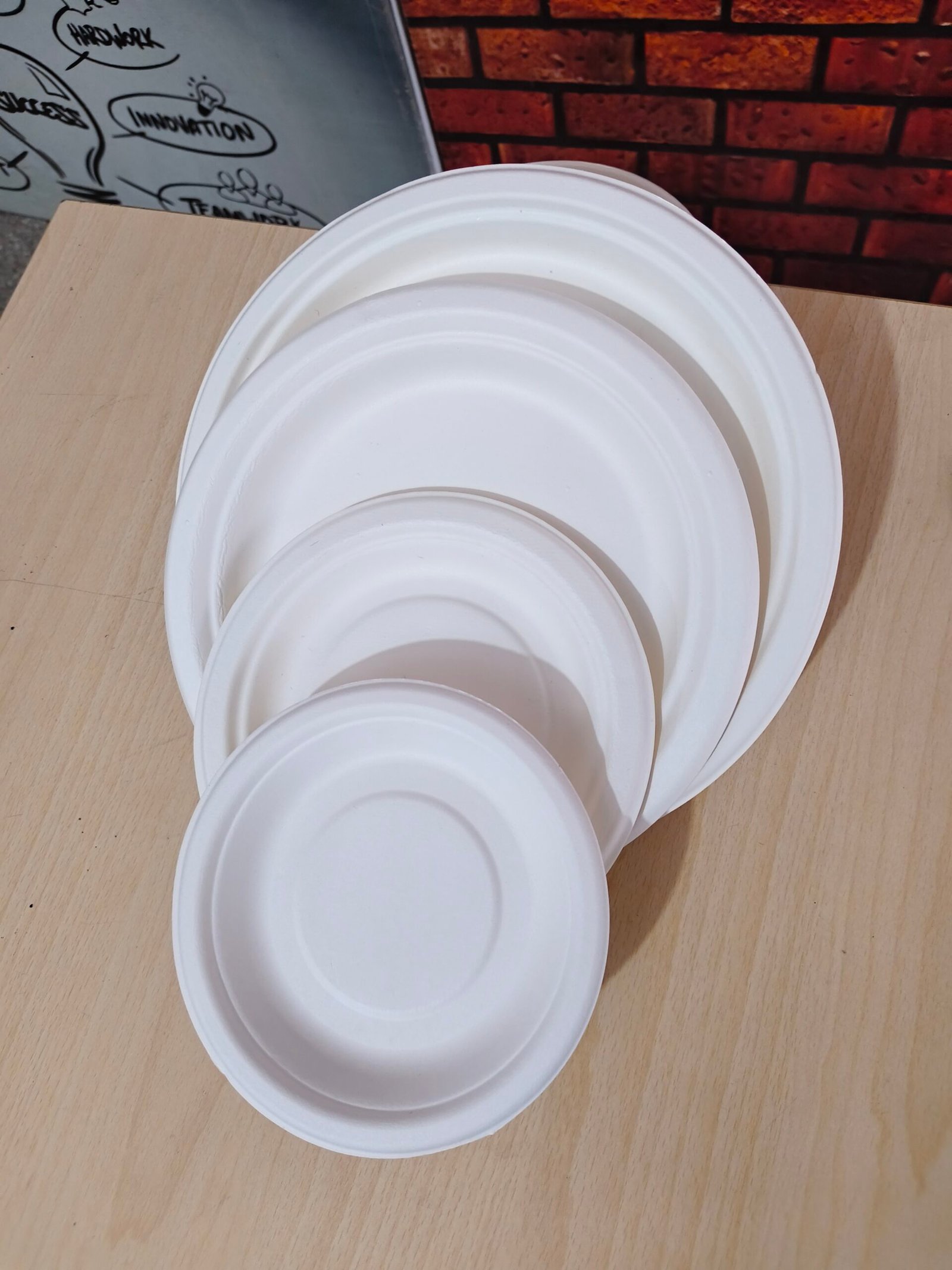 Bagasse plate 10" 3cp - Image 3