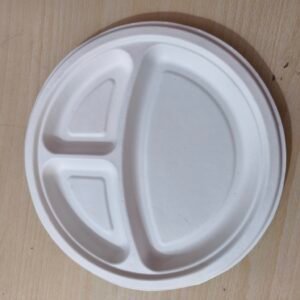 Bagasse plate 10" 3cp