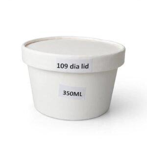 Paper Container With Lid 350ml