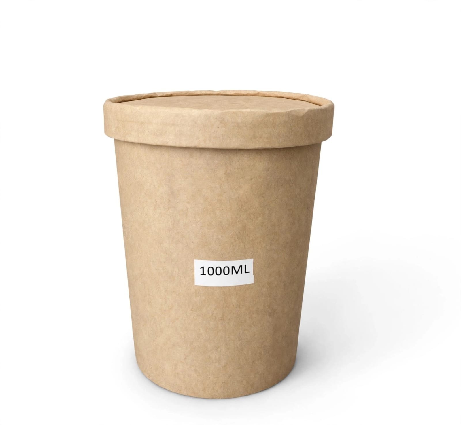 Kraft Paper Container With Lid 1000ml