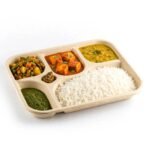 Bagasse Meal Tray 5cp